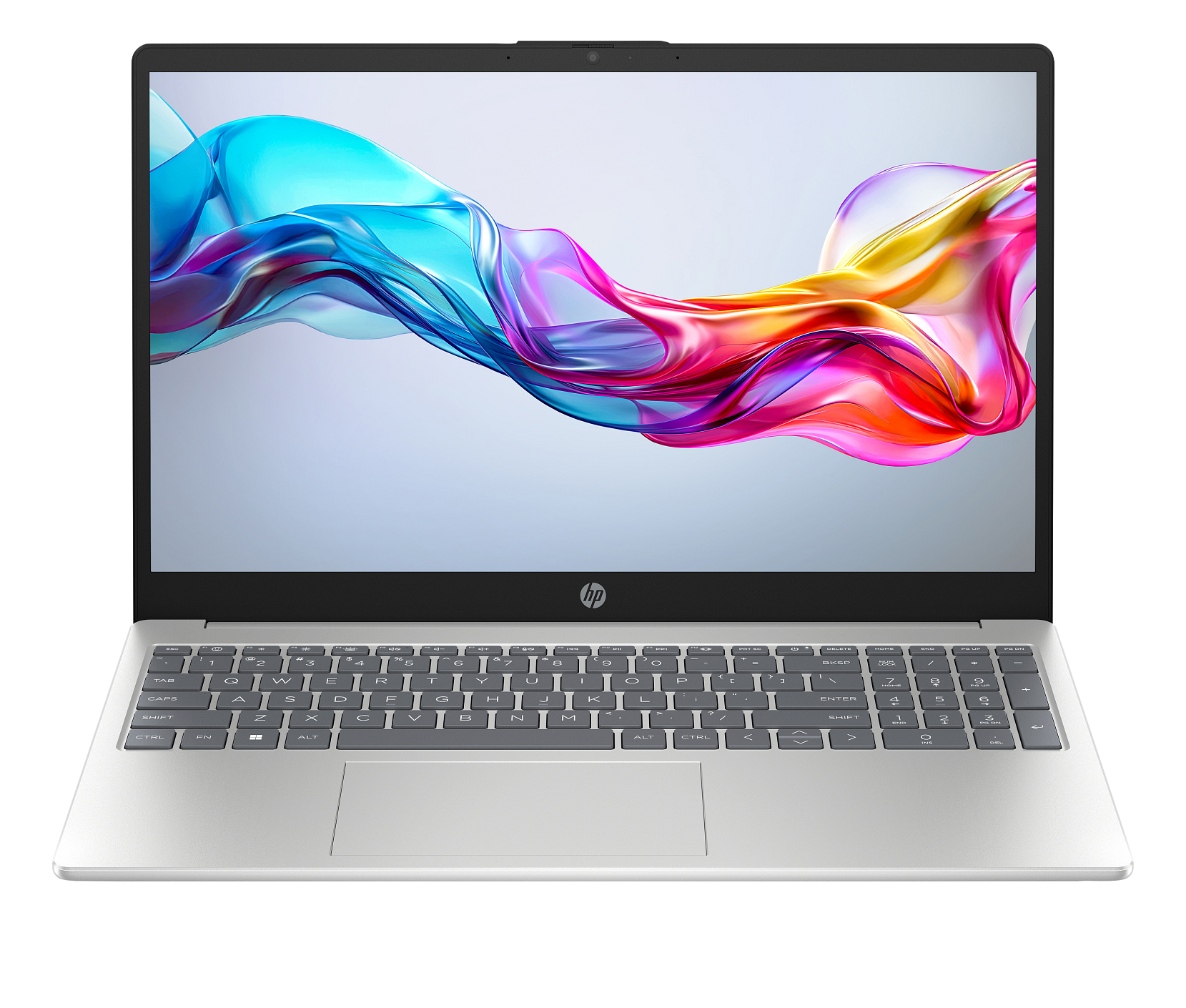 HP 15 FHD Laptop - Intel Core 5-120U - (512GB – 16GB RAM) – Silver